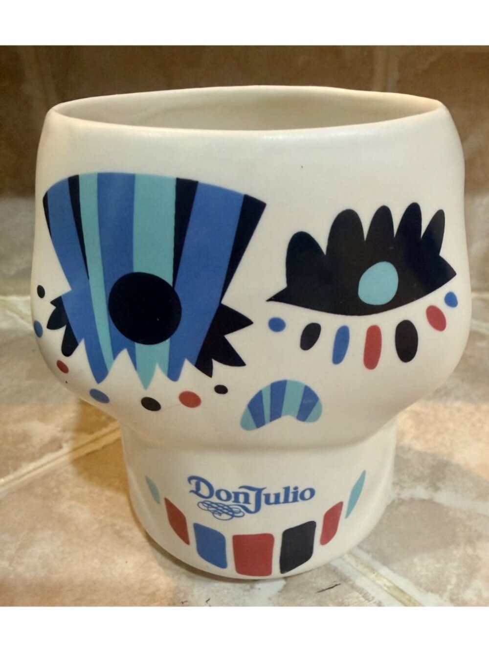 Don Julio Limited Edition Ceramic Skull Mug Designed By Claudio Limón